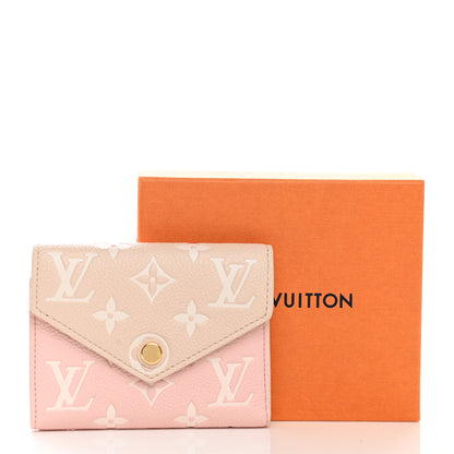Louis Vuitton Empreinte Monogram Spring In The City Victorine Wallet Pink Beige Yellow 7 of 7