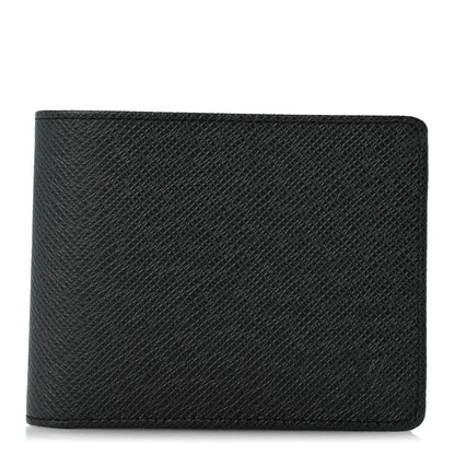 Louis Vuitton Taiga Slender Wallet Black 1 of 9