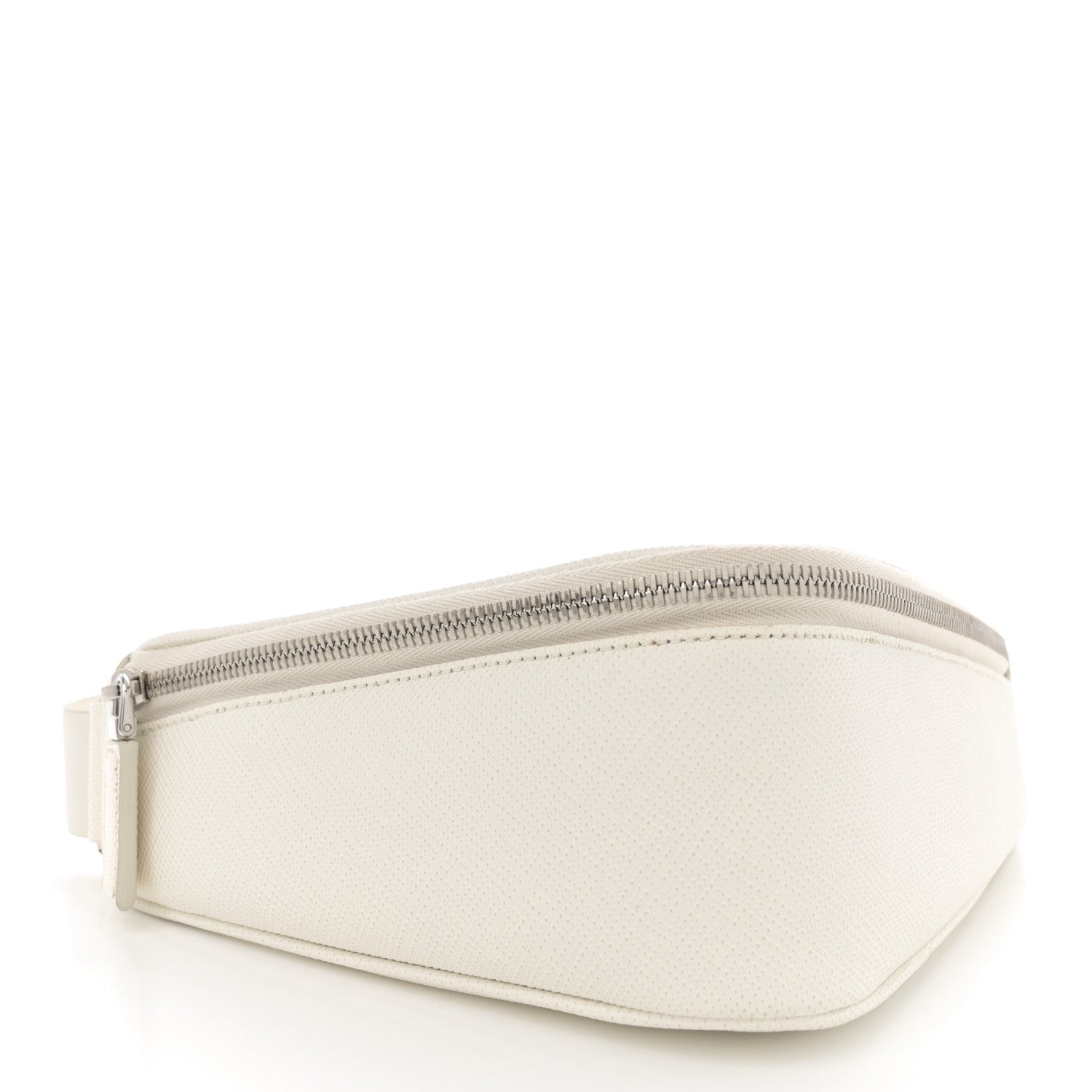 Prada Saffiano Triangle Shoulder Belt Bag White 4 of 9