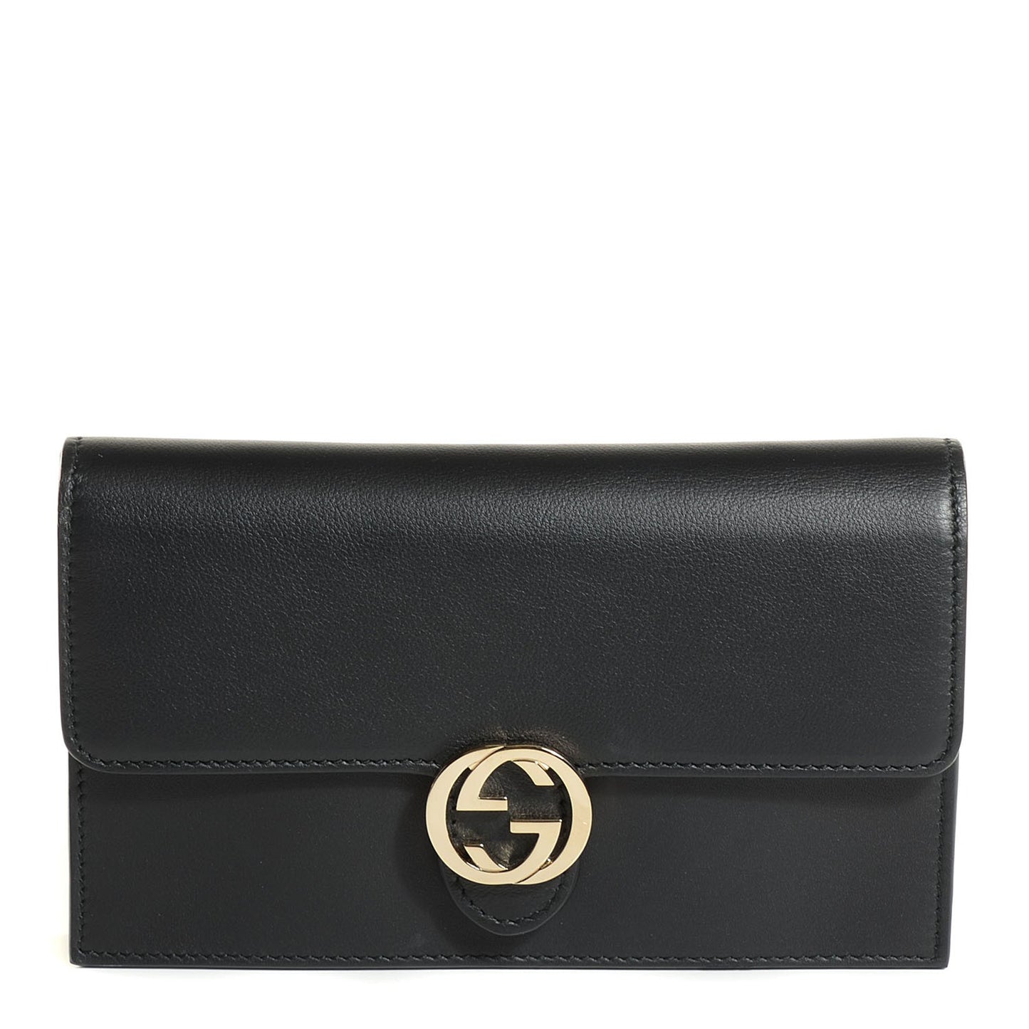 Calfskin Icon Wallet Black