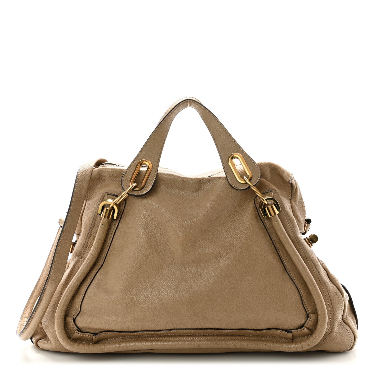 Chloe Calfskin Large Paraty Barbour Khaki 1 of 12
