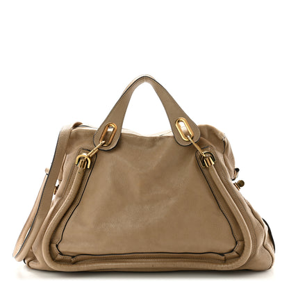 Chloe Calfskin Large Paraty Barbour Khaki 1 of 12