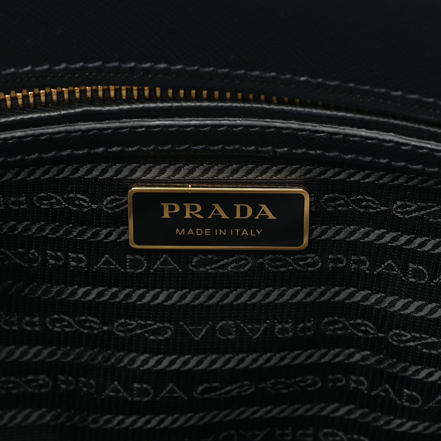 Prada Saffiano Small Galleria Double Zip Tote Black 8 of 16