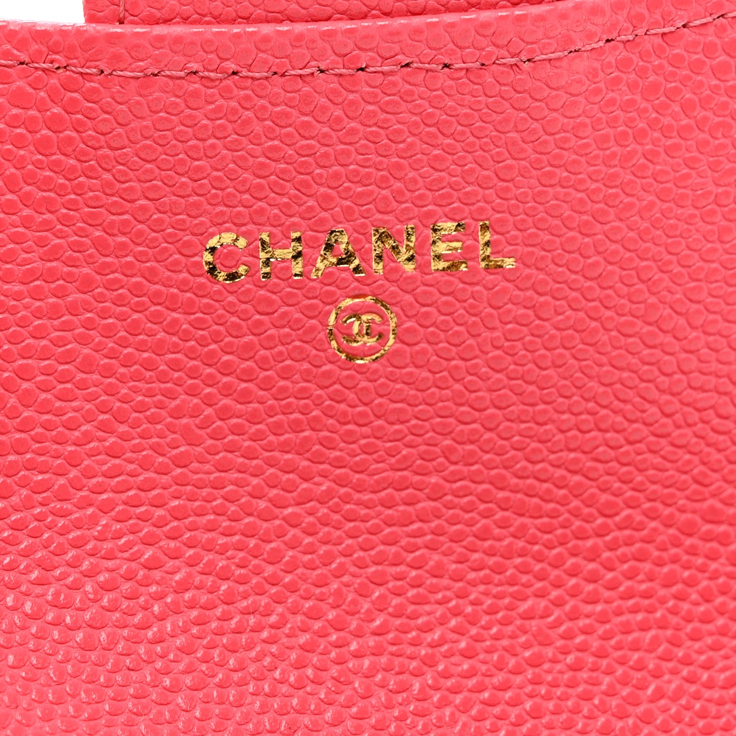 Chanel Caviar Quilted Flap Card Holder Wallet Pink 6 of 7
