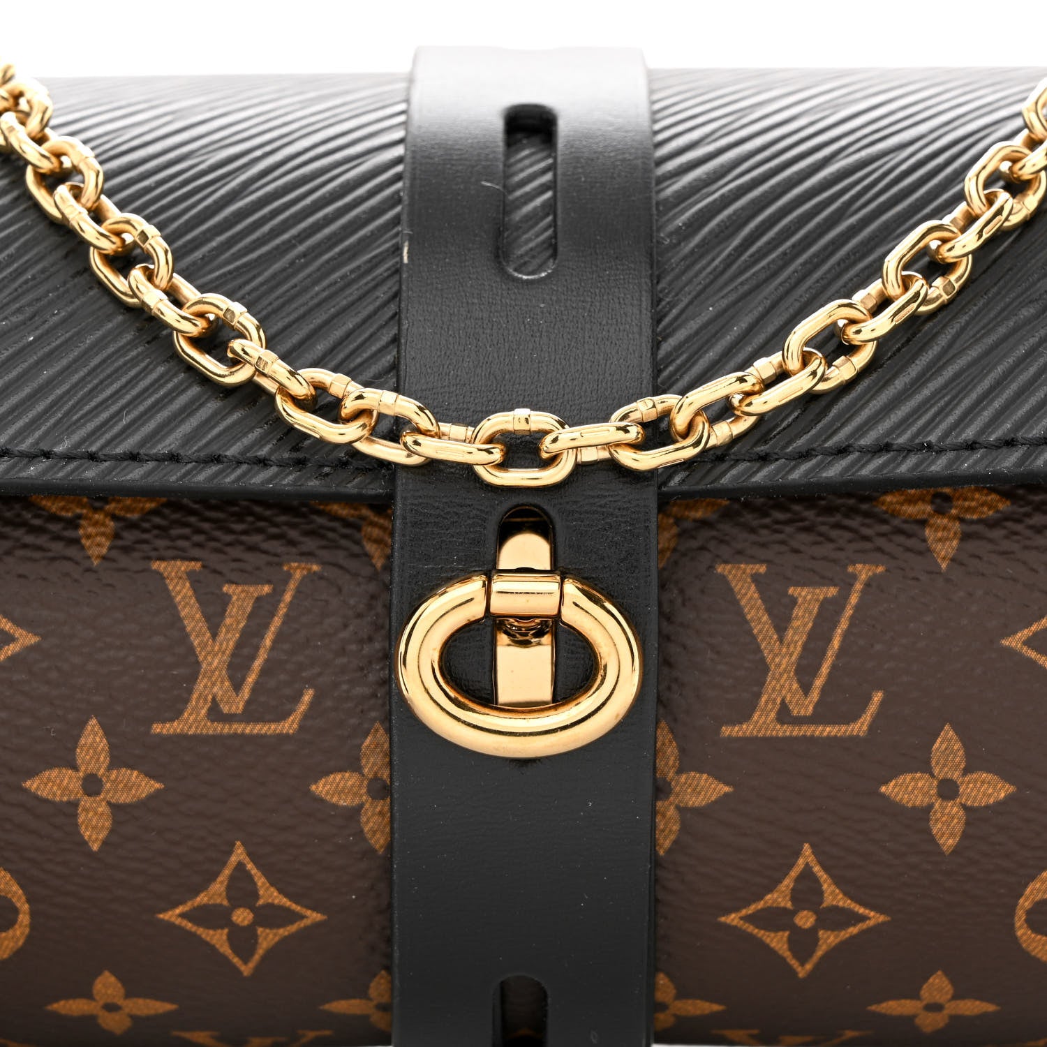 Louis Vuitton Epi Monogram Glasses Case Black 8 of 10
