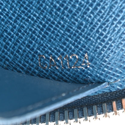 Louis Vuitton Epi Zippy Organizer Wallet Bleu Celeste 7 of 8