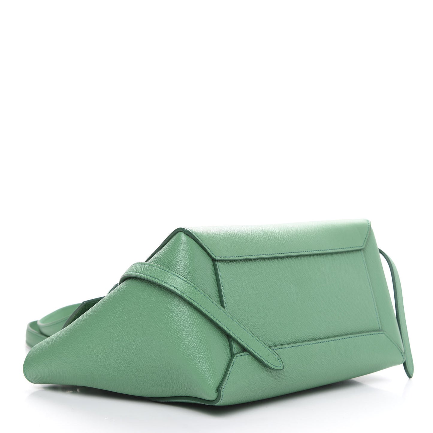 Grained Calfskin Micro Belt Bag Pop Green