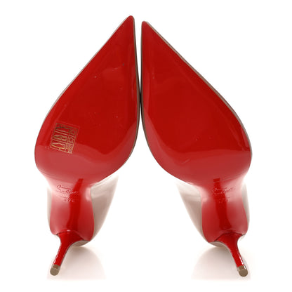 Christian Louboutin Patent Miss Z 80 Pumps 37.5 Vintage Rose 6 of 8