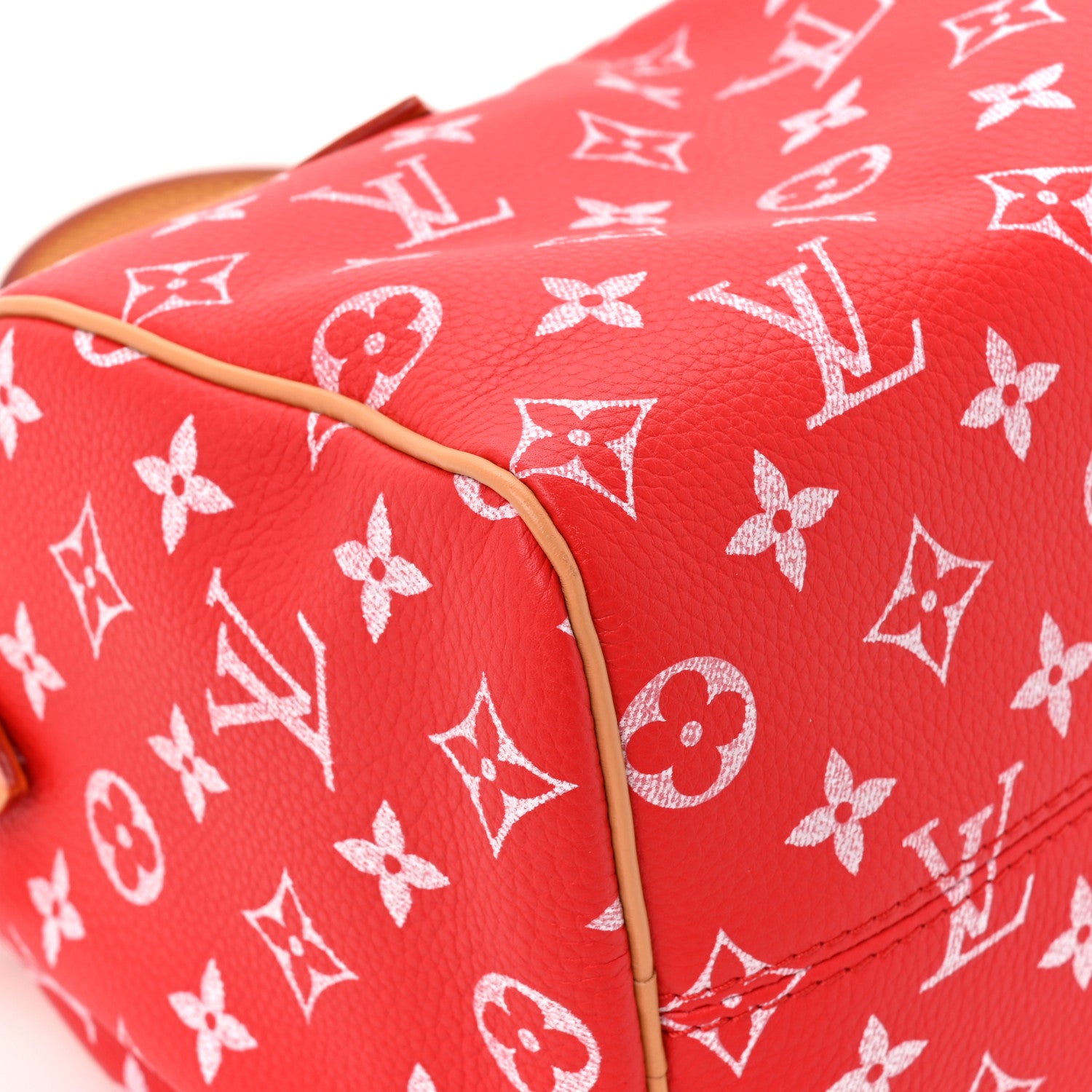 Louis Vuitton Soft Calfskin Monogram Speedy P9 Bandouliere 25 Red 12 of 12