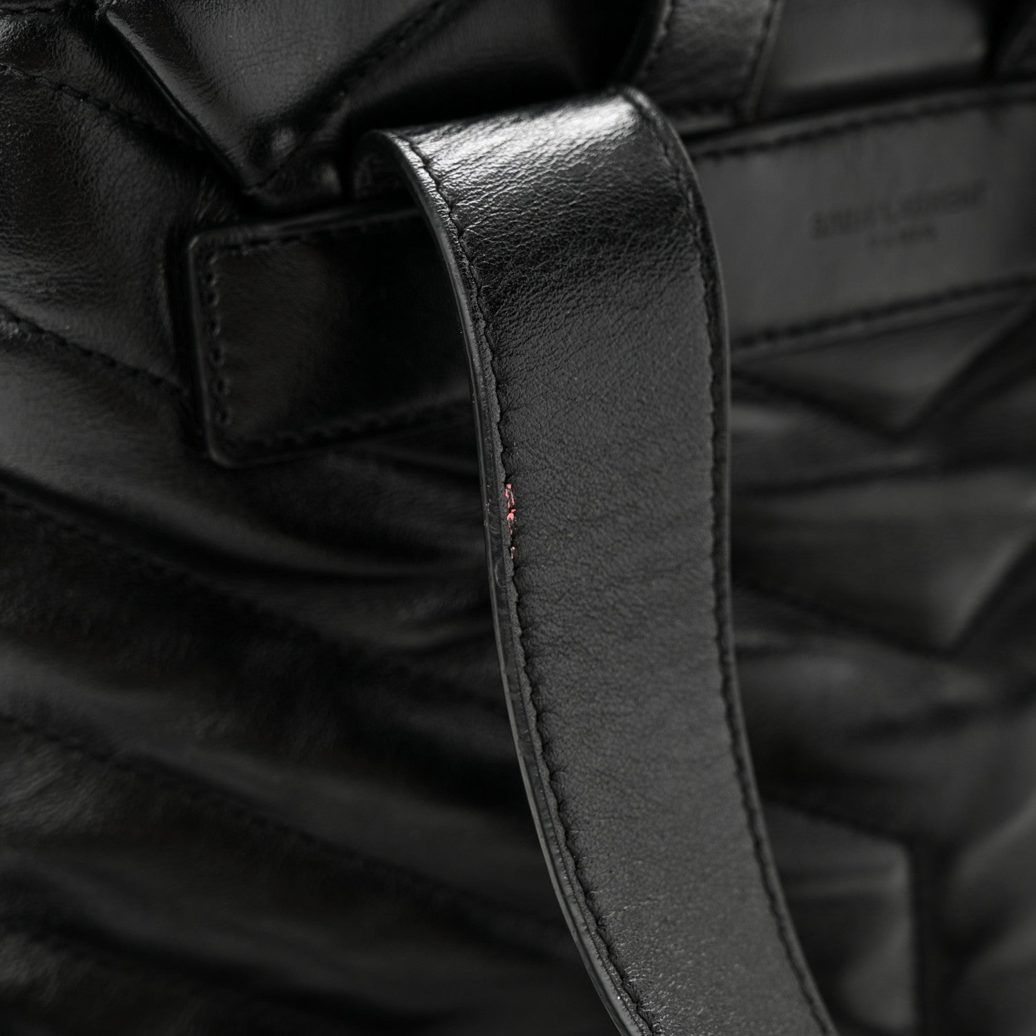 Saint Laurent SAINT LAURENT Calfskin Y Quilted Monogram Small Loulou Backpack Black 13 of 13
