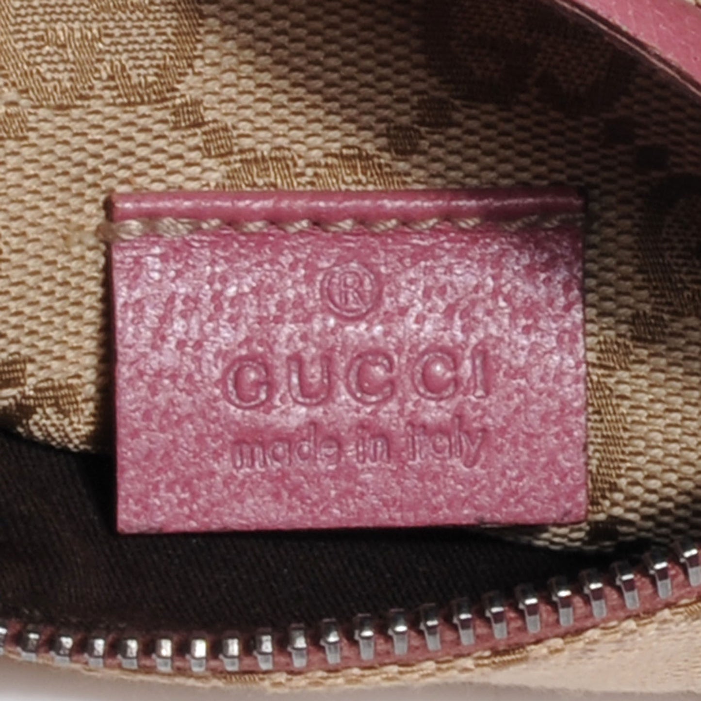 GG Monogram Web Double Pocket Belt Bag Pink
