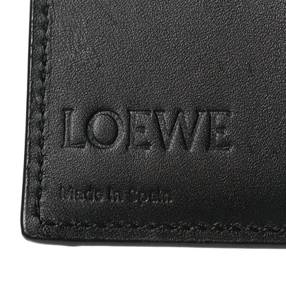 Loewe Grained Calfskin Vertical Bi-fold Wallet Black 6 of 8