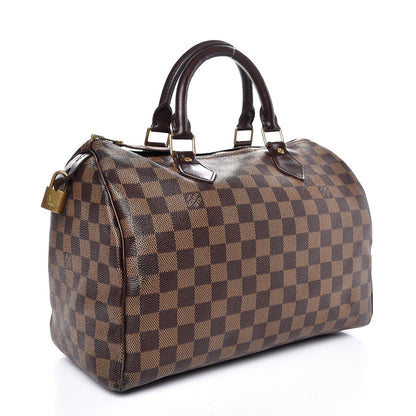 Louis Vuitton Damier Ebene Speedy 30 3 of 10