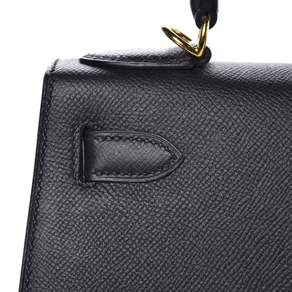Hermes Epsom Kelly Sellier 28 Black 24 of 38