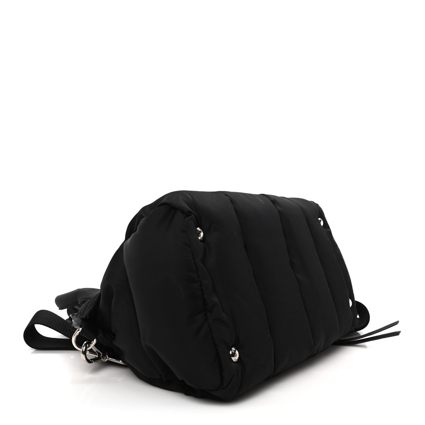 Tessuto Nylon Bomber Dome Satchel Black