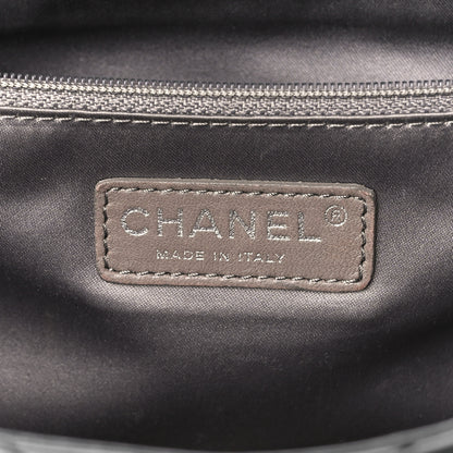 Chanel Lambskin Quilted Jumbo Coco Rain Flap Black 6 of 11
