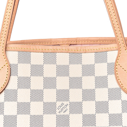 Louis Vuitton Damier Azur Neo Neverfull MM Rose Ballerine 28 of 28
