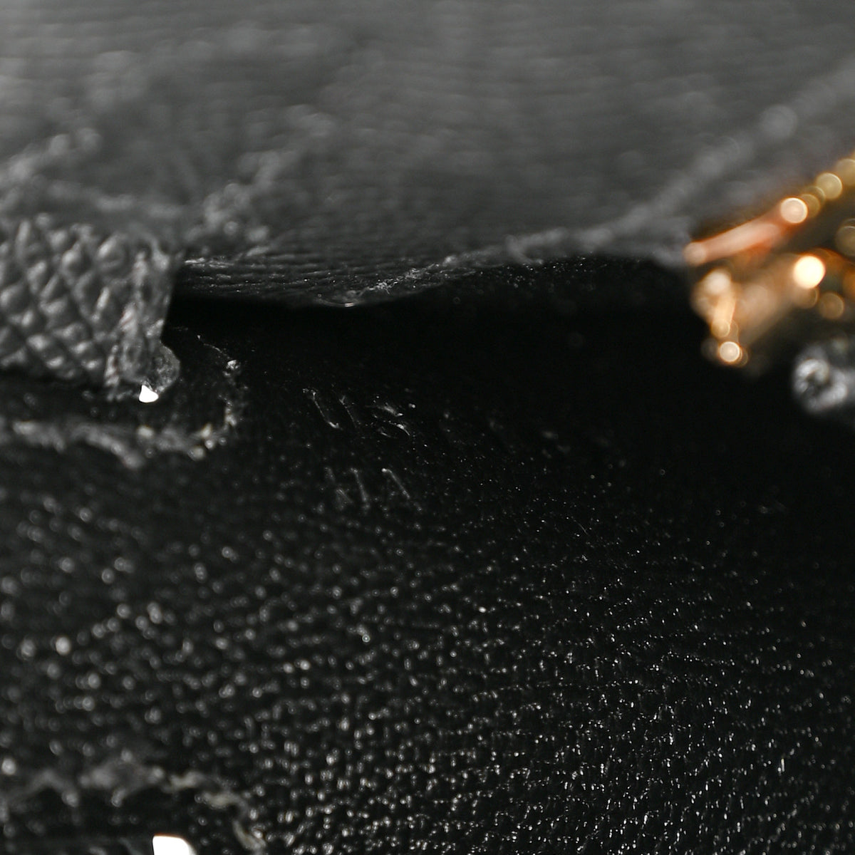 Hermes Epsom Kelly Sellier 25 Black 7 of 15