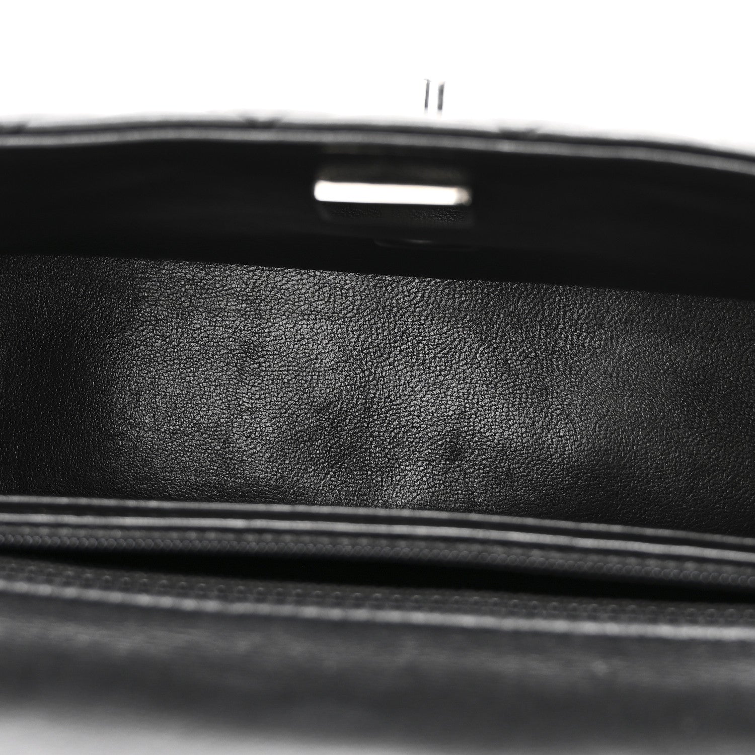 Chanel Lambskin Quilted Mini Rectangular Flap Black 5 of 11