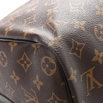 Louis Vuitton Monogram Macassar Keepall Bandouliere 45 9 of 10