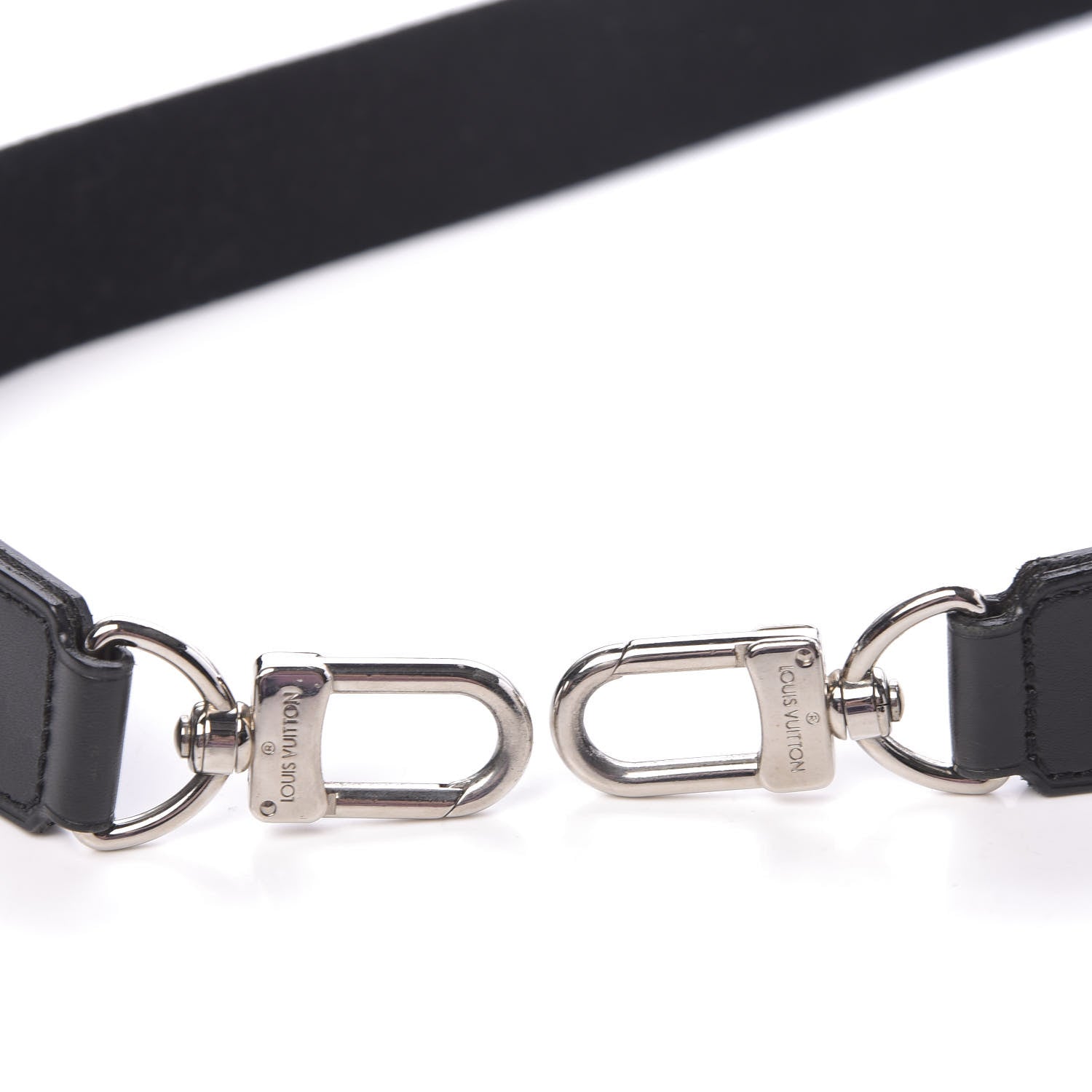 Louis Vuitton Canvas Adjustable Shoulder Strap Black 3 of 3
