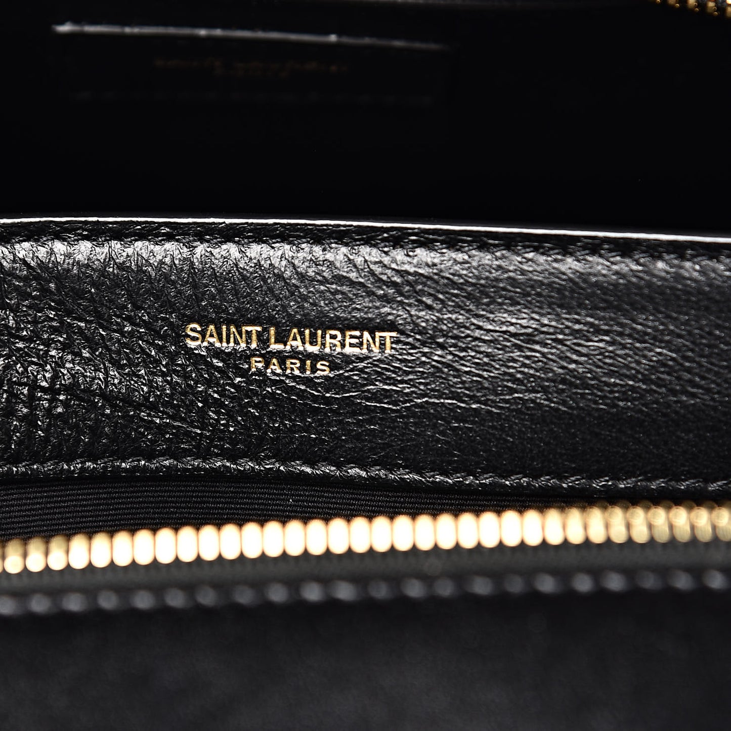Shiny Calfskin Medium Uptown Tote Black