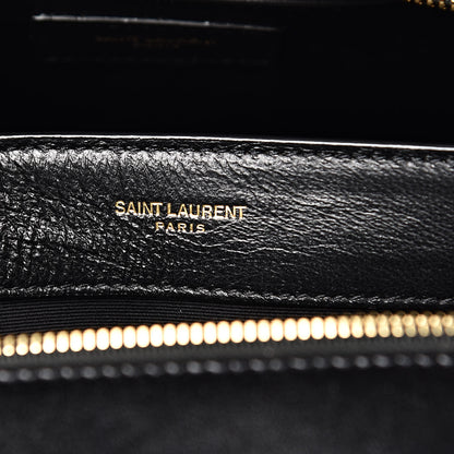 Saint Laurent Shiny Calfskin Medium Uptown Tote Black 7 of 10