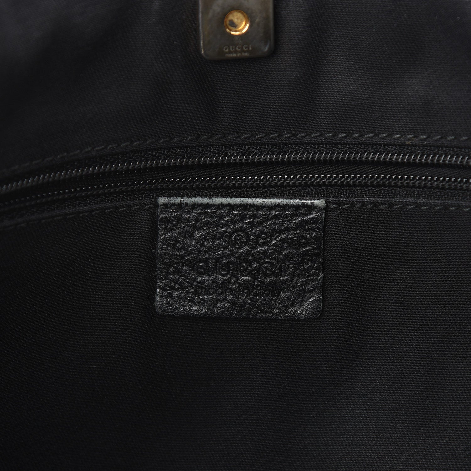 Gucci Monogram Abbey D Ring Tote Black 6 of 11
