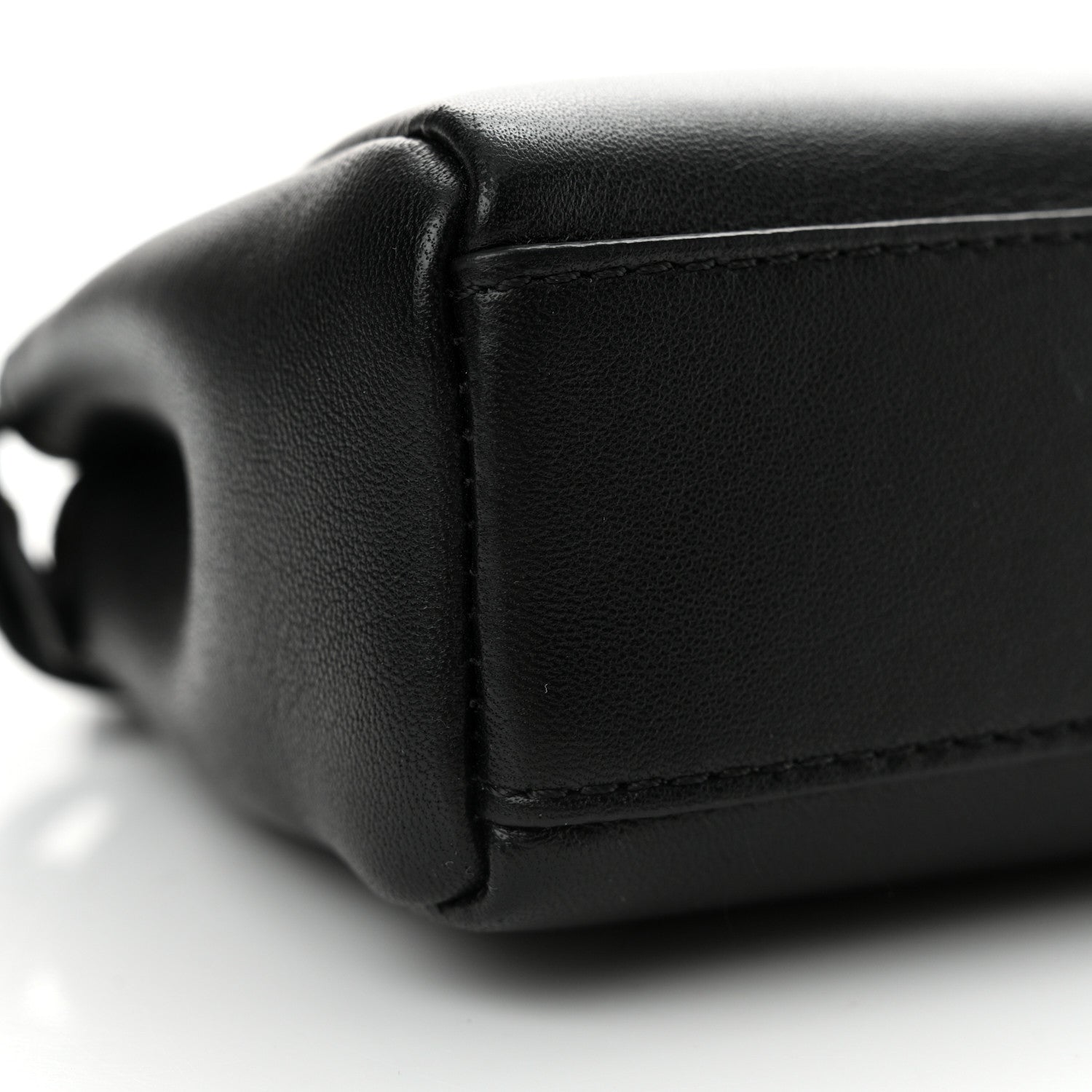 Fendi Nappa Micro Peekaboo Iconic Satchel Black 11 of 11