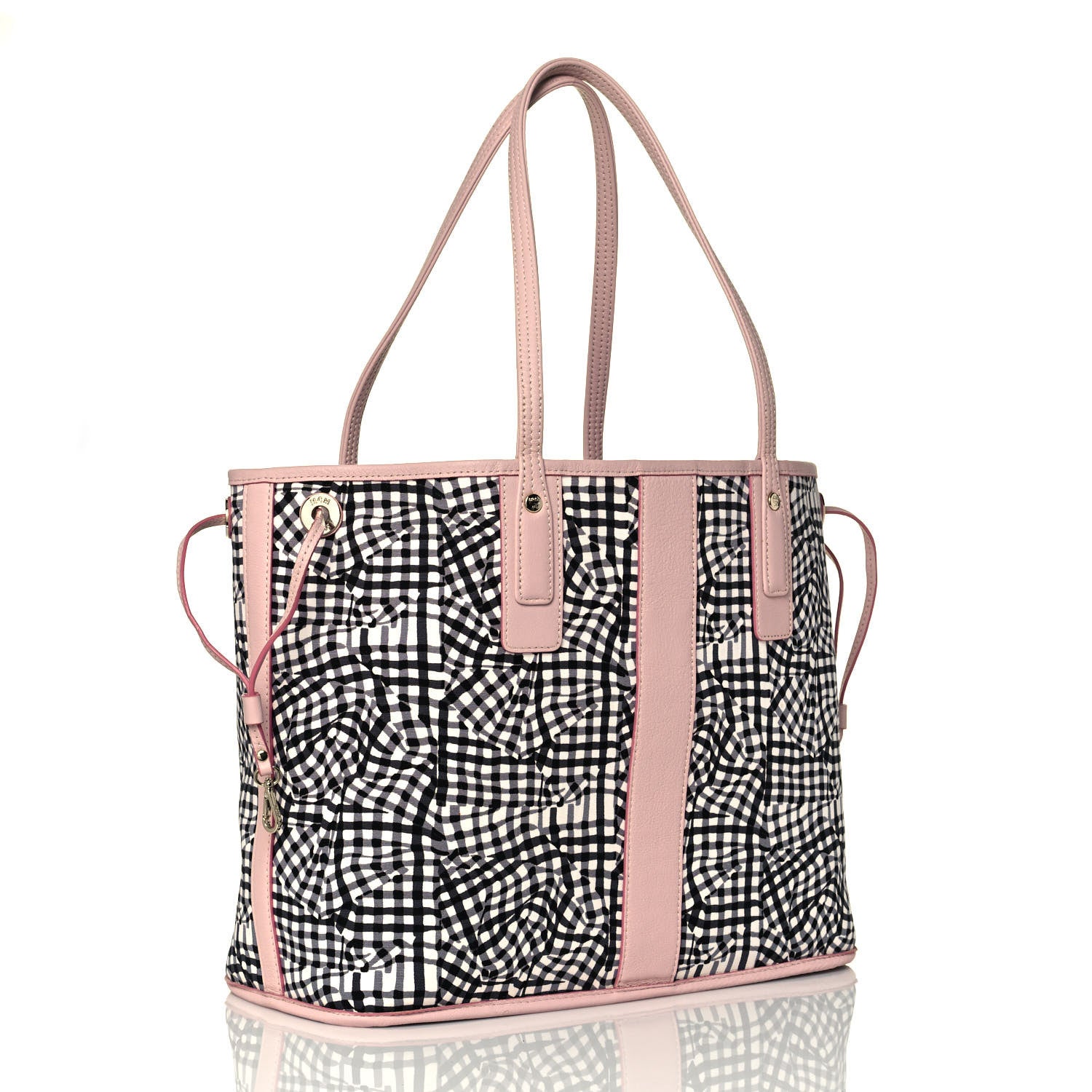 MCM Visetos Medium Liz Reversible Shopper Tote Soft Pink 13 of 19