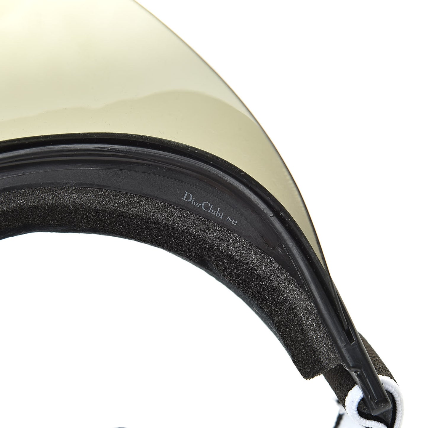 Mirrored DiorClub1 Sun Visor Black