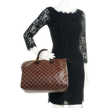 Louis Vuitton Damier Ebene Speedy 35 2 of 8