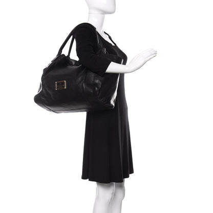 Valentino Garavani Nappa Double Pocket Bow Tote Black 2 of 9