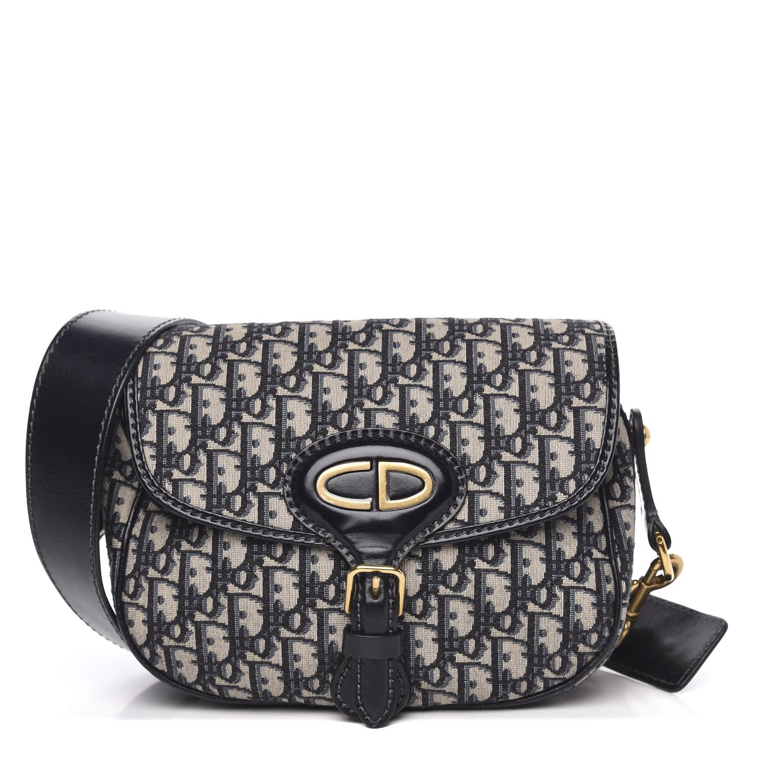 Christian Dior Oblique Crossbody Navy Blue 1 of 16