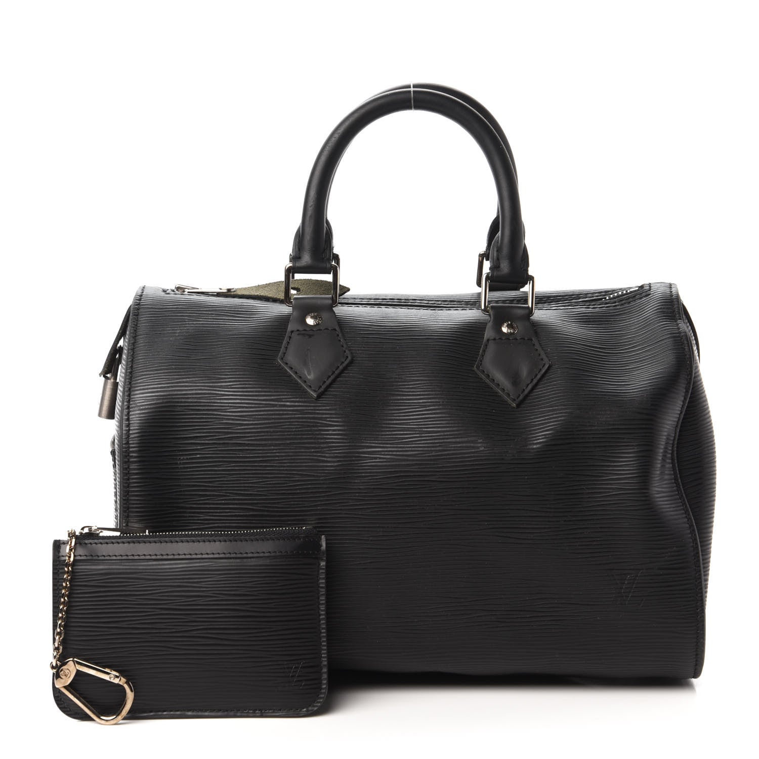 Louis Vuitton Epi Speedy 25 Black 11 of 13