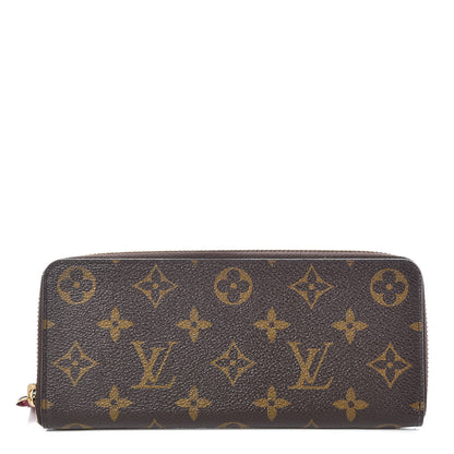 Louis Vuitton Monogram Clemence Wallet Fuchsia 1 of 9