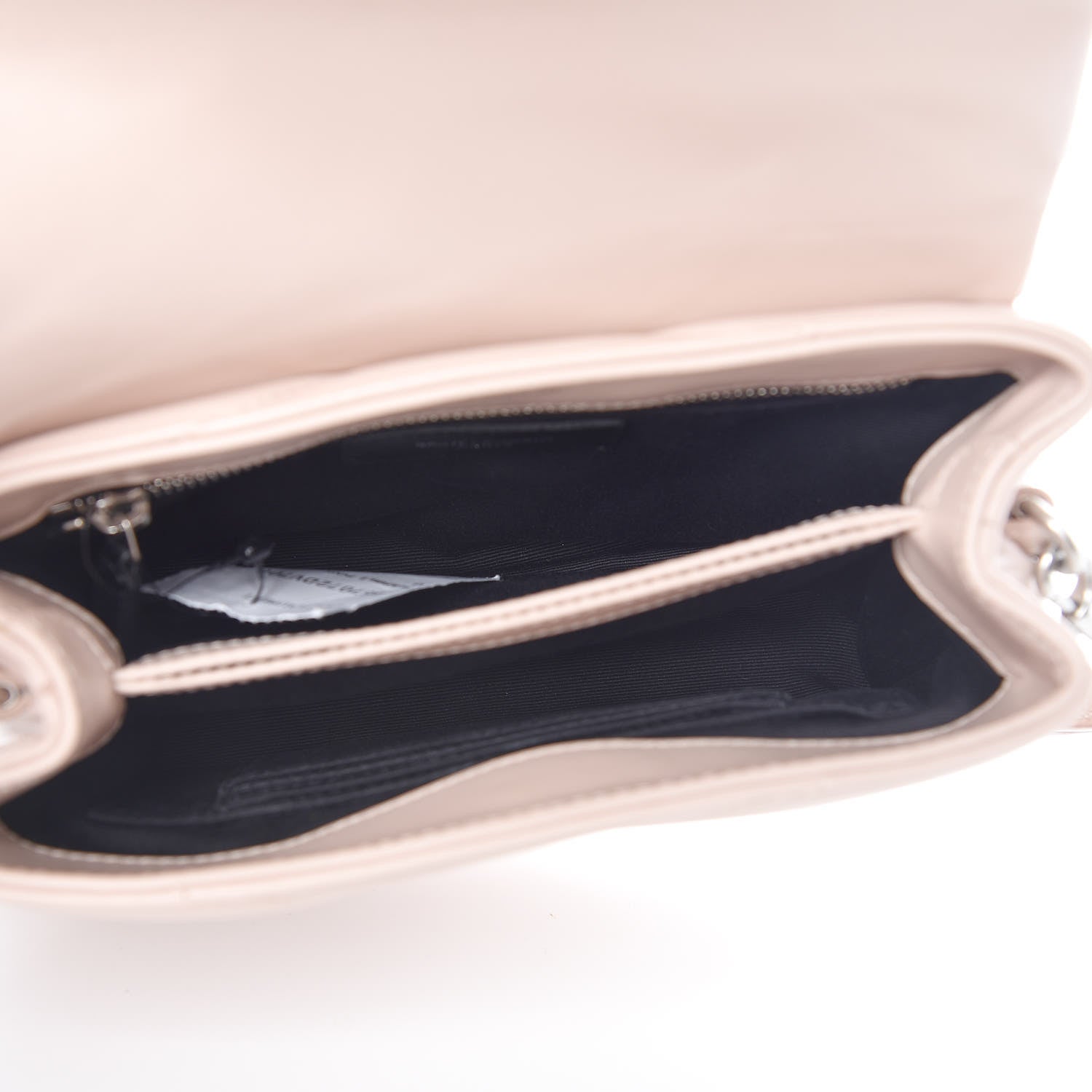 Saint Laurent Calfskin Y Quilted Monogram Toy Loulou Crossbody Bag Marble Pink 5 of 10