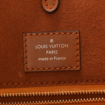 Louis Vuitton Calfskin Monogram Fold Tote PM Cerise Cream Black 6 of 8