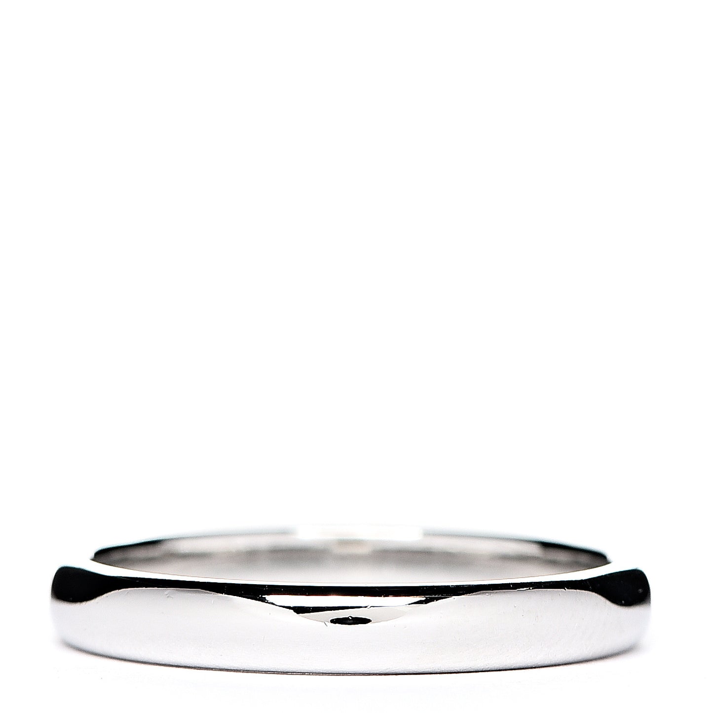 Platinum 3mm Classic Wedding Band Ring 56 7.75