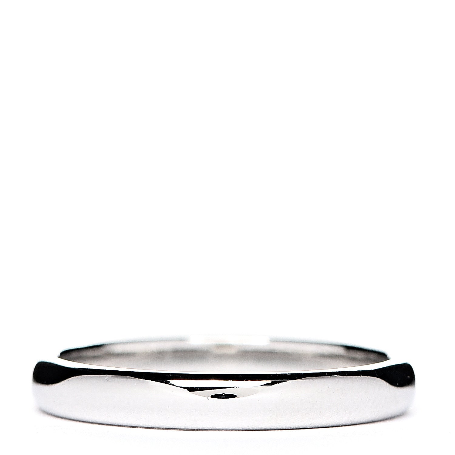 Tiffany Platinum 3mm Classic Wedding Band Ring 56 7.75 2 of 3