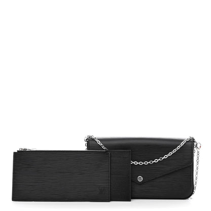 Louis Vuitton Epi Pochette Felicie Black 1 of 10