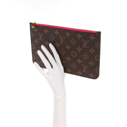 Louis Vuitton Monogram Neverfull MM GM Pochette Pivoine 2 of 7