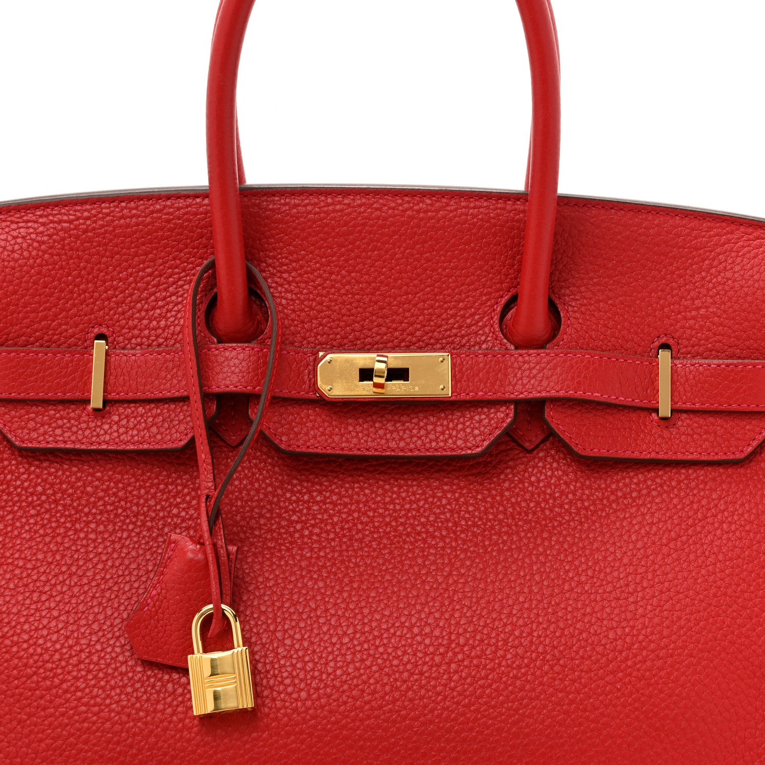 Hermes Togo Birkin 35 Rouge Casaque 8 of 12