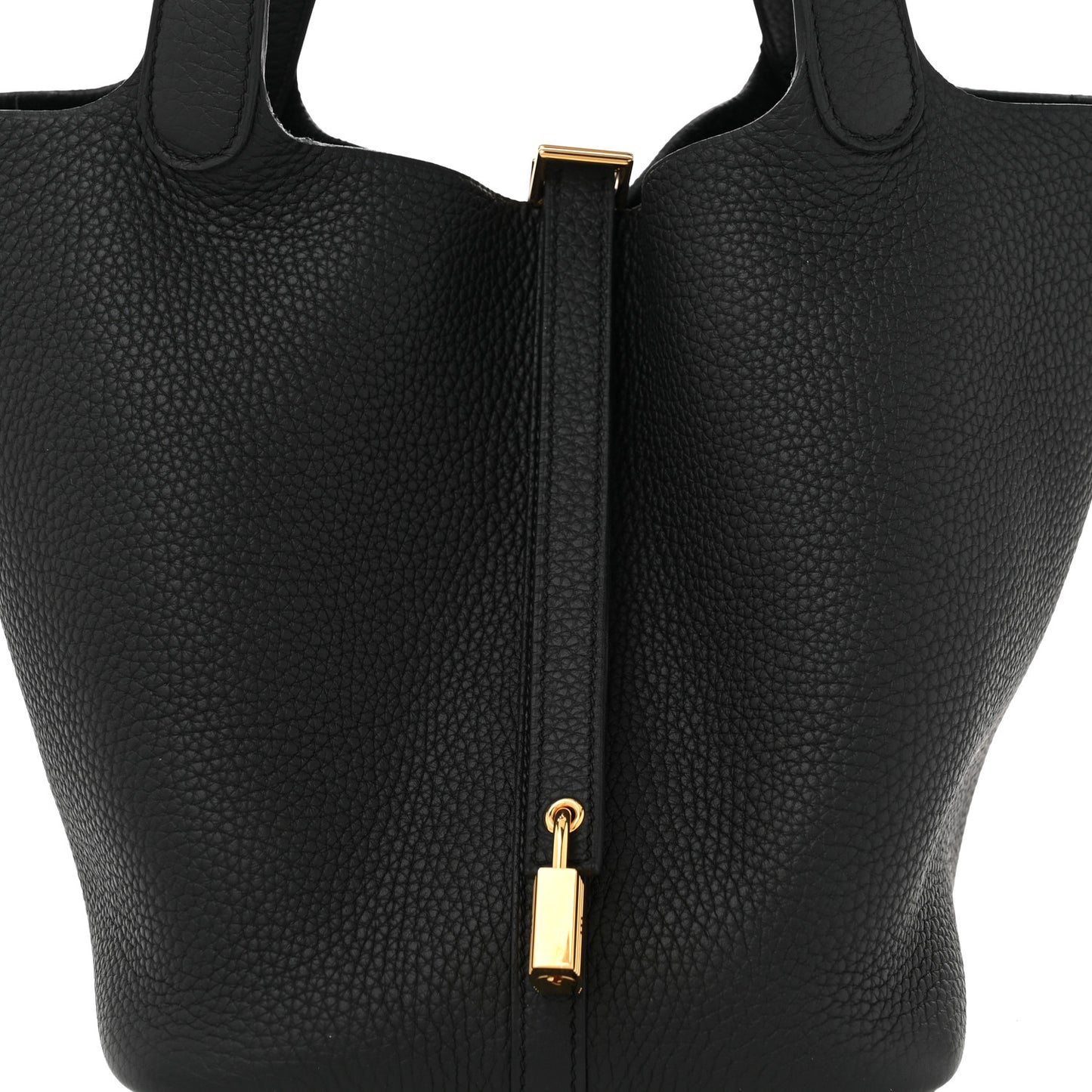 Taurillon Clemence Picotin Lock 22 MM Black