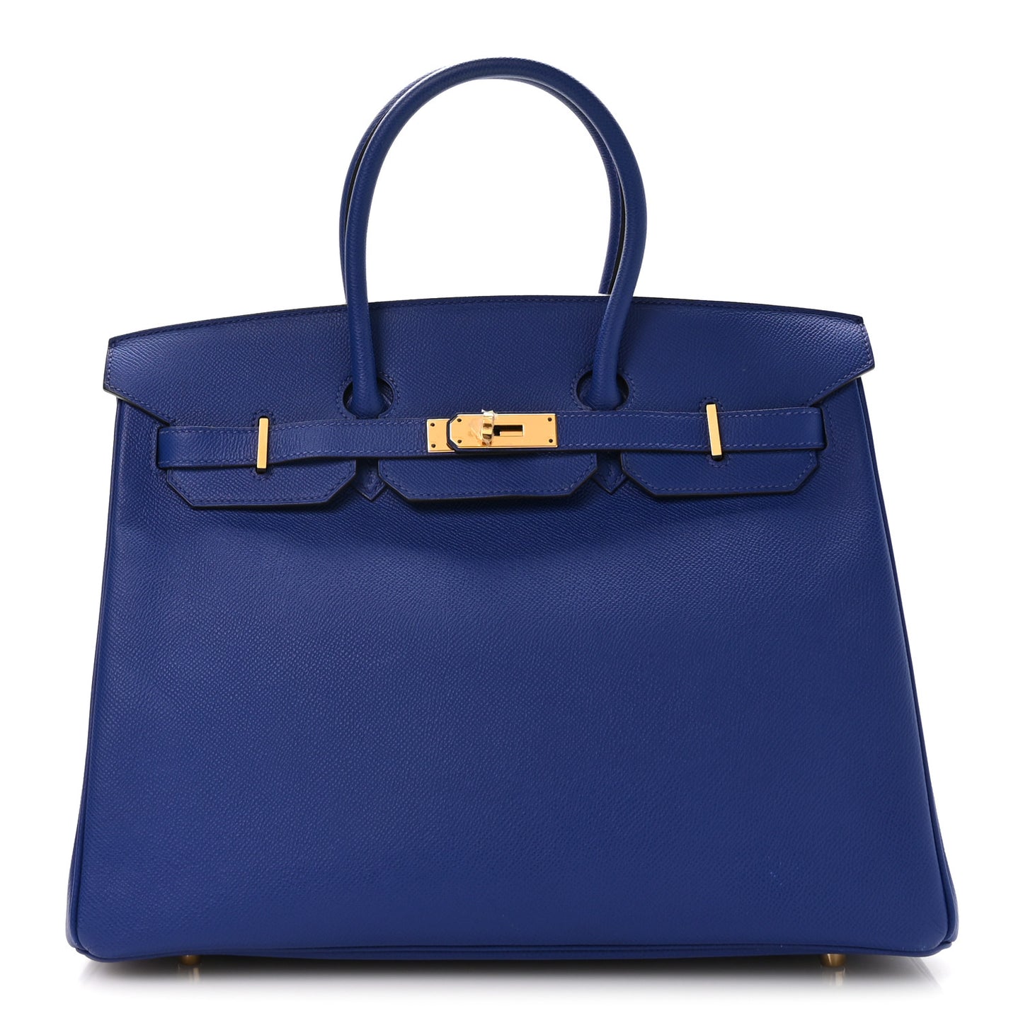 Epsom Birkin 35 Bleu Electrique