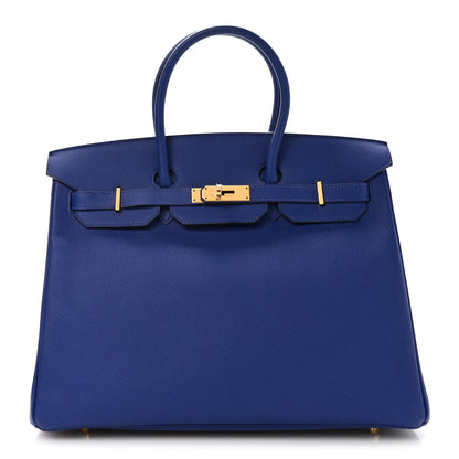 Hermes Epsom Birkin 35 Bleu Electrique 1 of 10