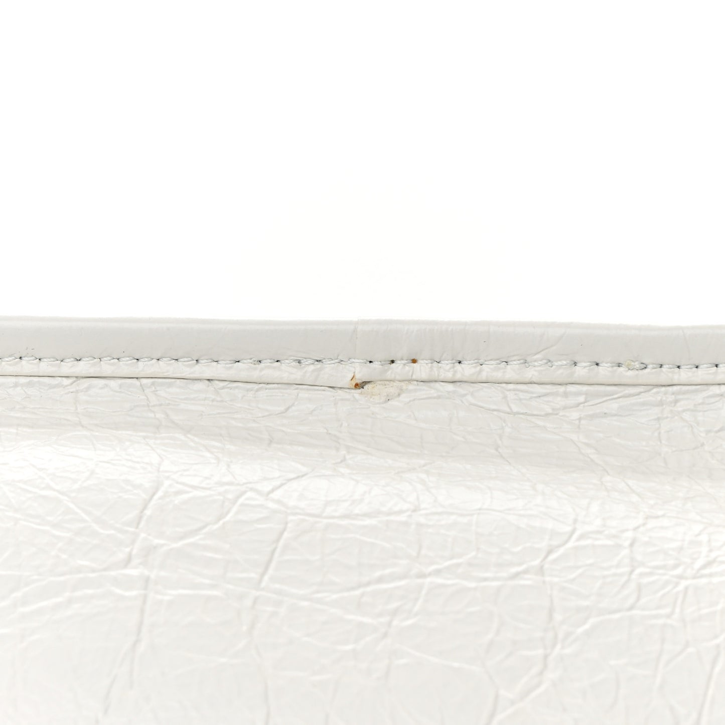Crinkled Calfskin Matelasse Monogram Medium Niki Chain Satchel Dirty White