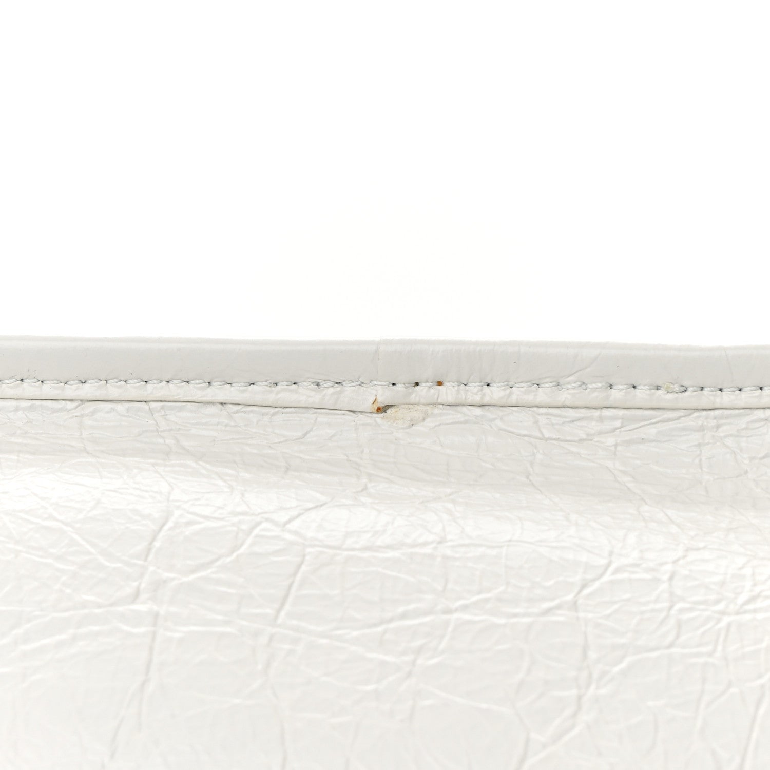 Saint Laurent Crinkled Calfskin Matelasse Monogram Medium Niki Chain Satchel Dirty White 12 of 16