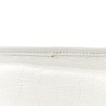 Saint Laurent Crinkled Calfskin Matelasse Monogram Medium Niki Chain Satchel Dirty White 12 of 16