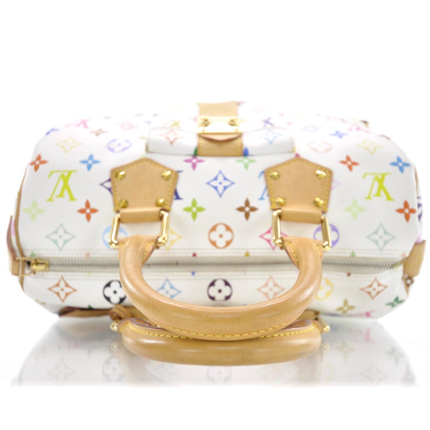 Monogram Multicolor Speedy 30 White